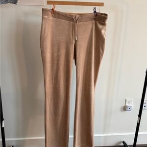 Juicy Couture Tan Track Pants - Y2K